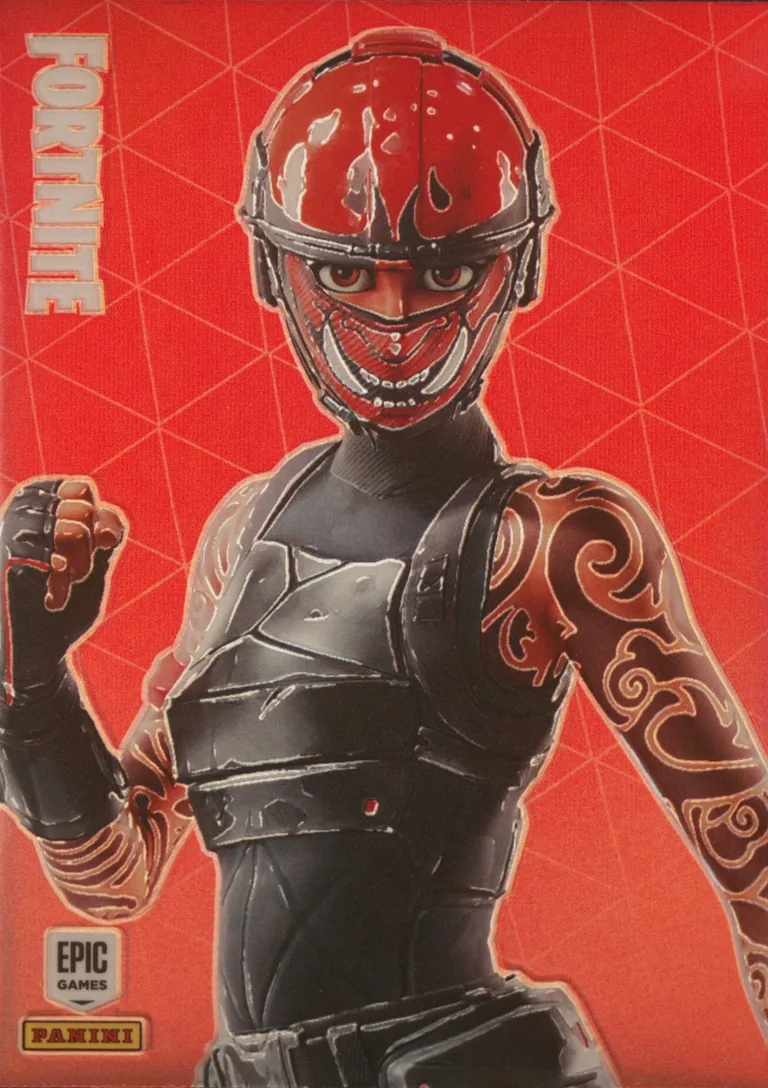 Manic Panini Fortnite trading card front