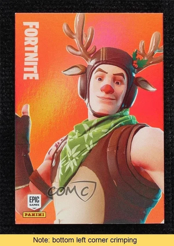 Red-Nosed Ranger Panini Fortnite trading card front