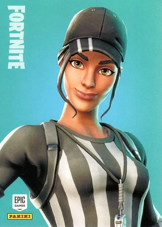 Whistle Warrior Panini Fortnite trading card