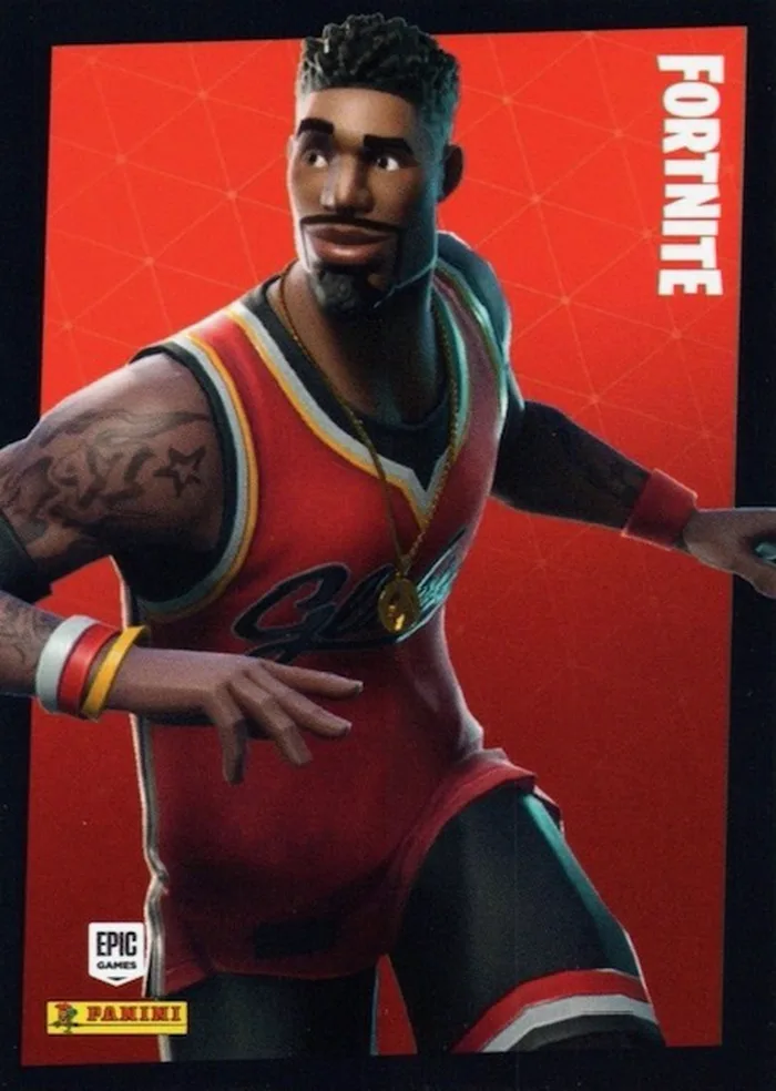 Jumpshot Panini Fortnite trading card front