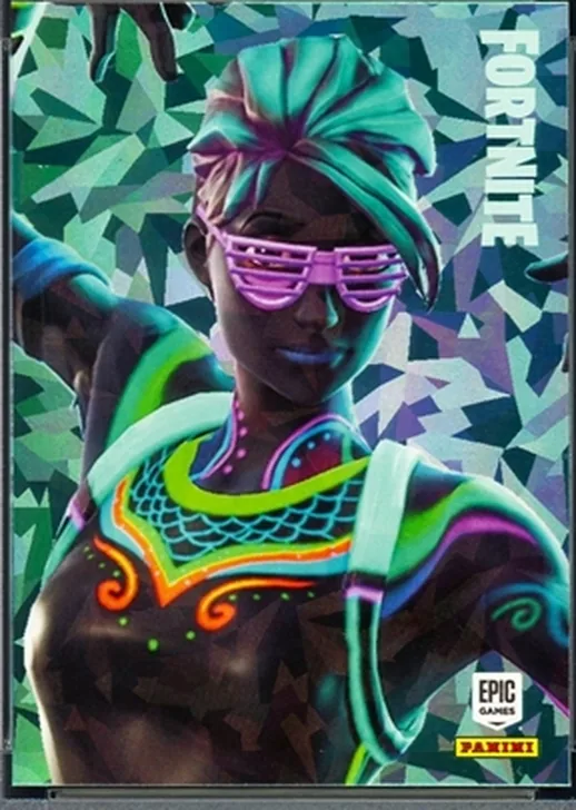Nitelite Panini Fortnite trading card front