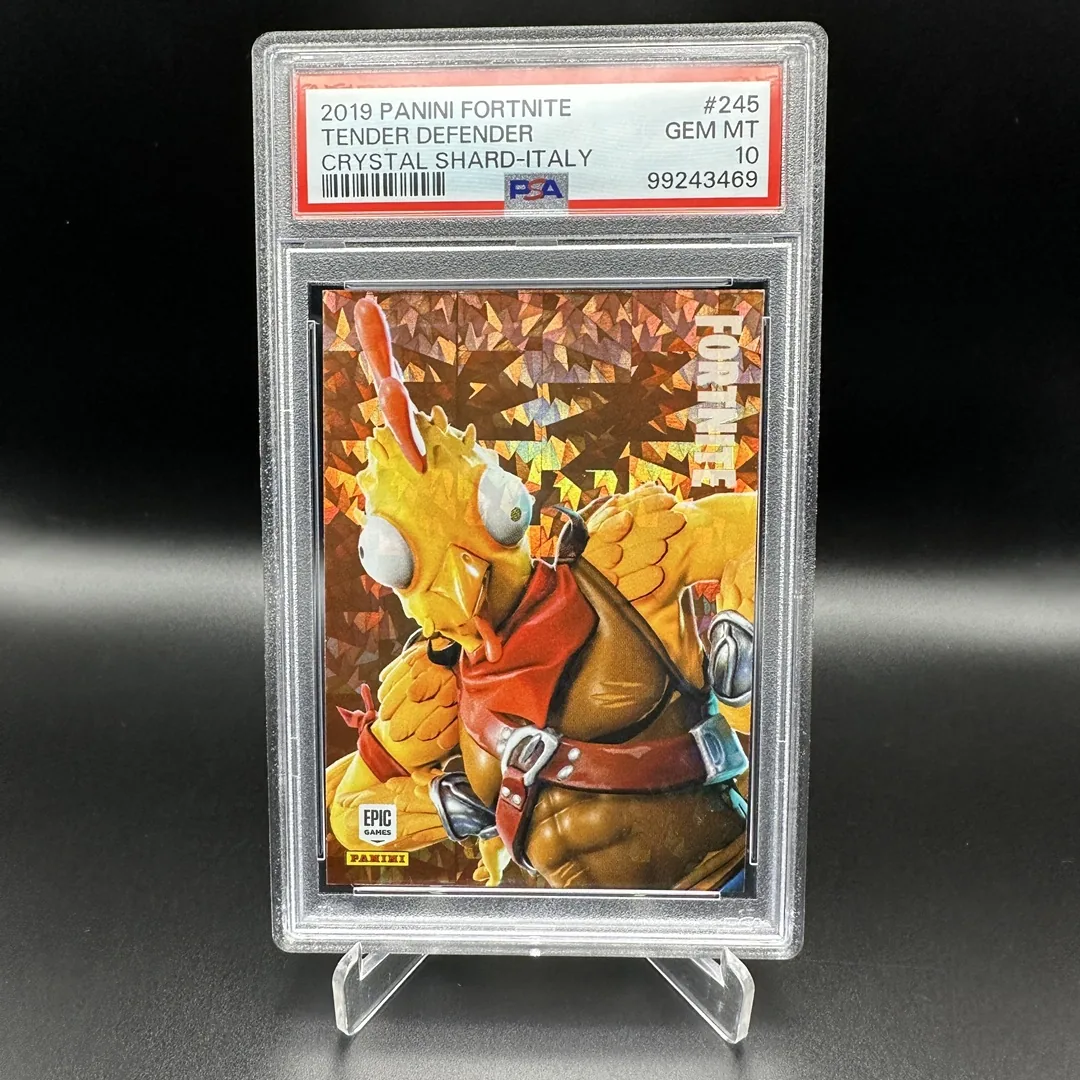 2019 Panini Fortnite Series 1 Tender Defender #245 Italy Crystal Shard PSA 10