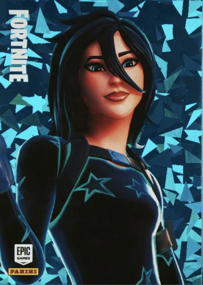 Astra Panini Fortnite trading card front