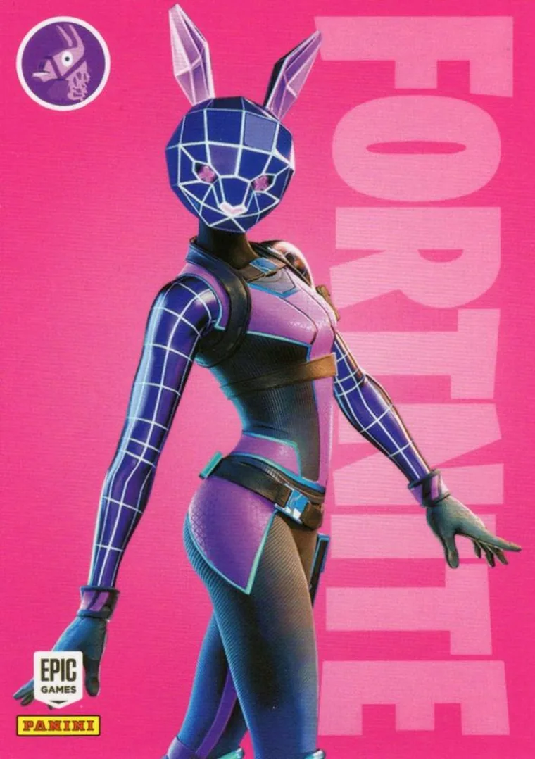 Bunnywolf Panini Fortnite trading card front