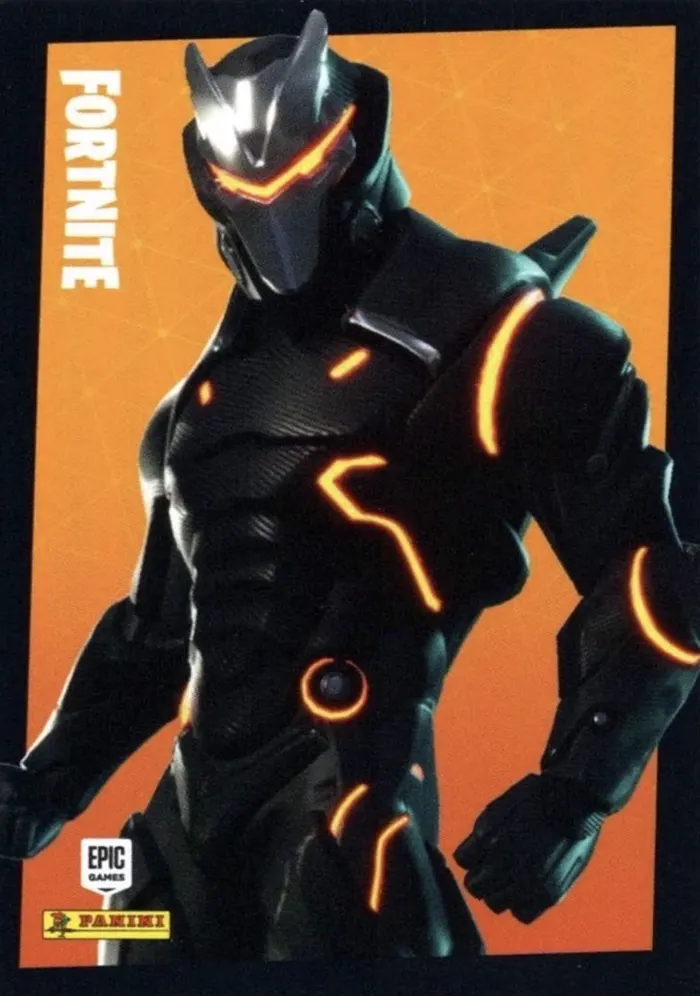 Omega Panini Fortnite trading card front
