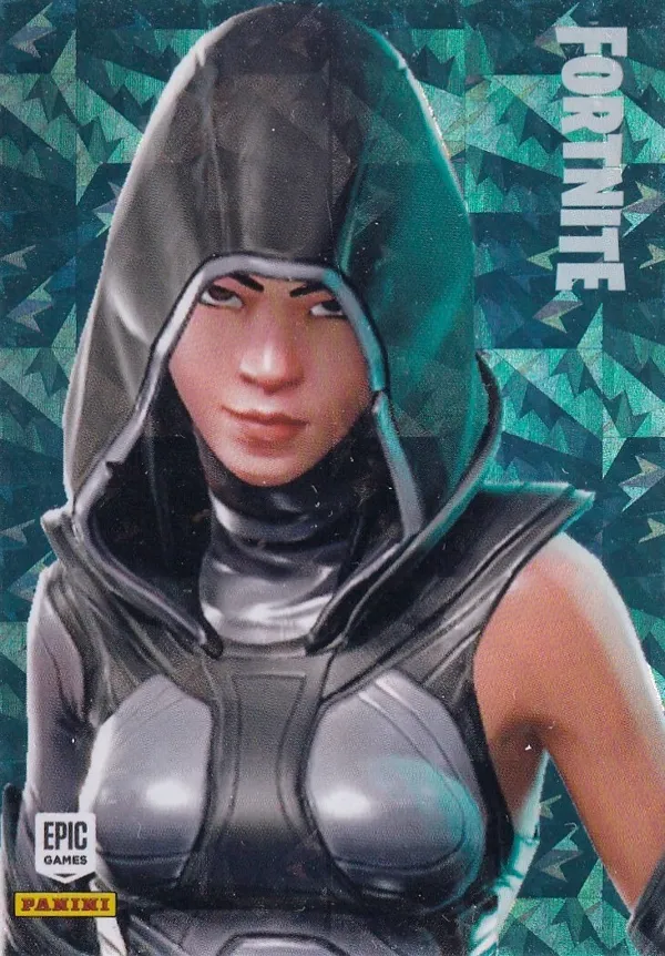 Fate Panini Fortnite trading card front