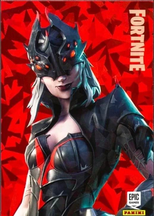 Arachne Panini Fortnite trading card front
