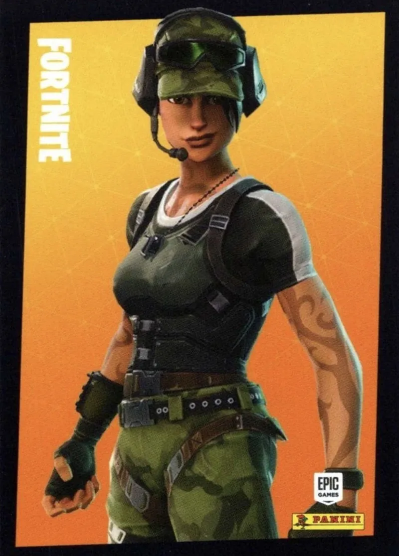 Trailblazer Panini Fortnite trading card front
