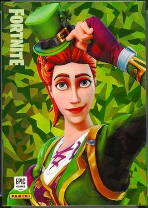 Sgt. Green Clover Panini Fortnite trading card front