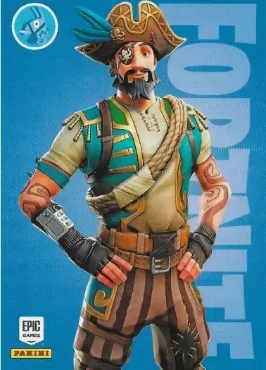 Sea Wolf Panini Fortnite trading card front