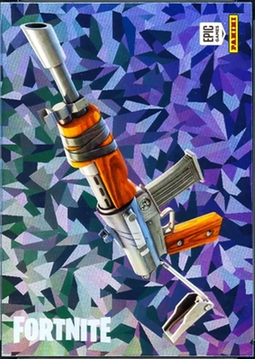 Burst Assault Rifle Panini Fortnite trading card front