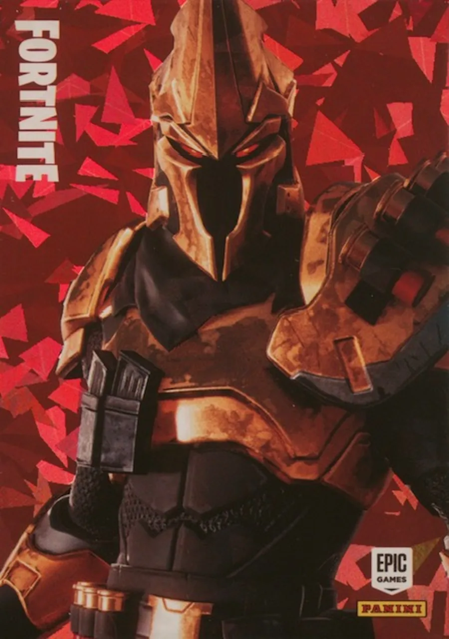 Ultima Knight Panini Fortnite trading card front