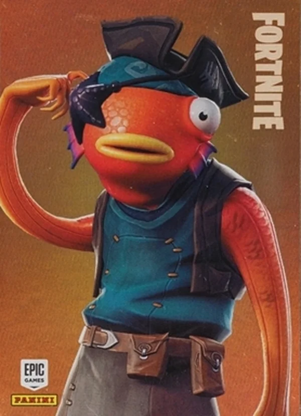 Fishstick Panini Fortnite trading card front
