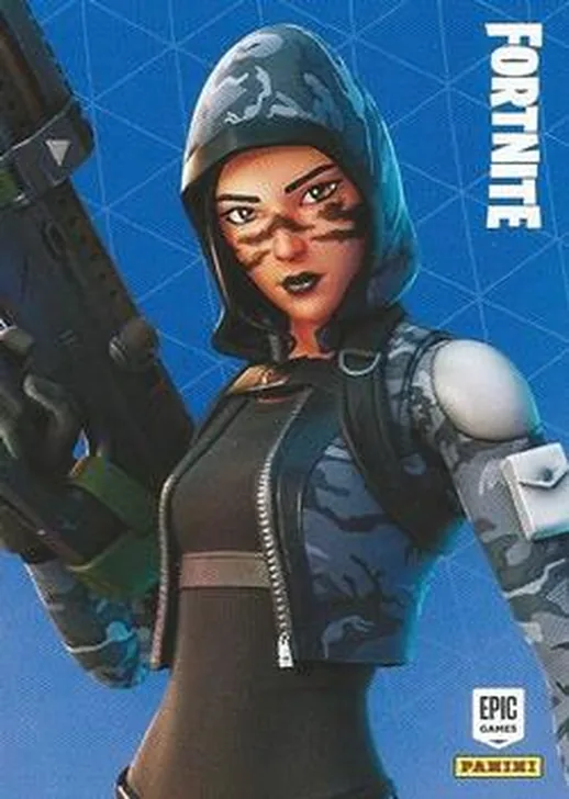 Chill Count Panini Fortnite trading card