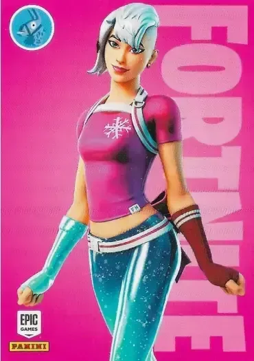 Frosted Flurry Panini Fortnite trading card front