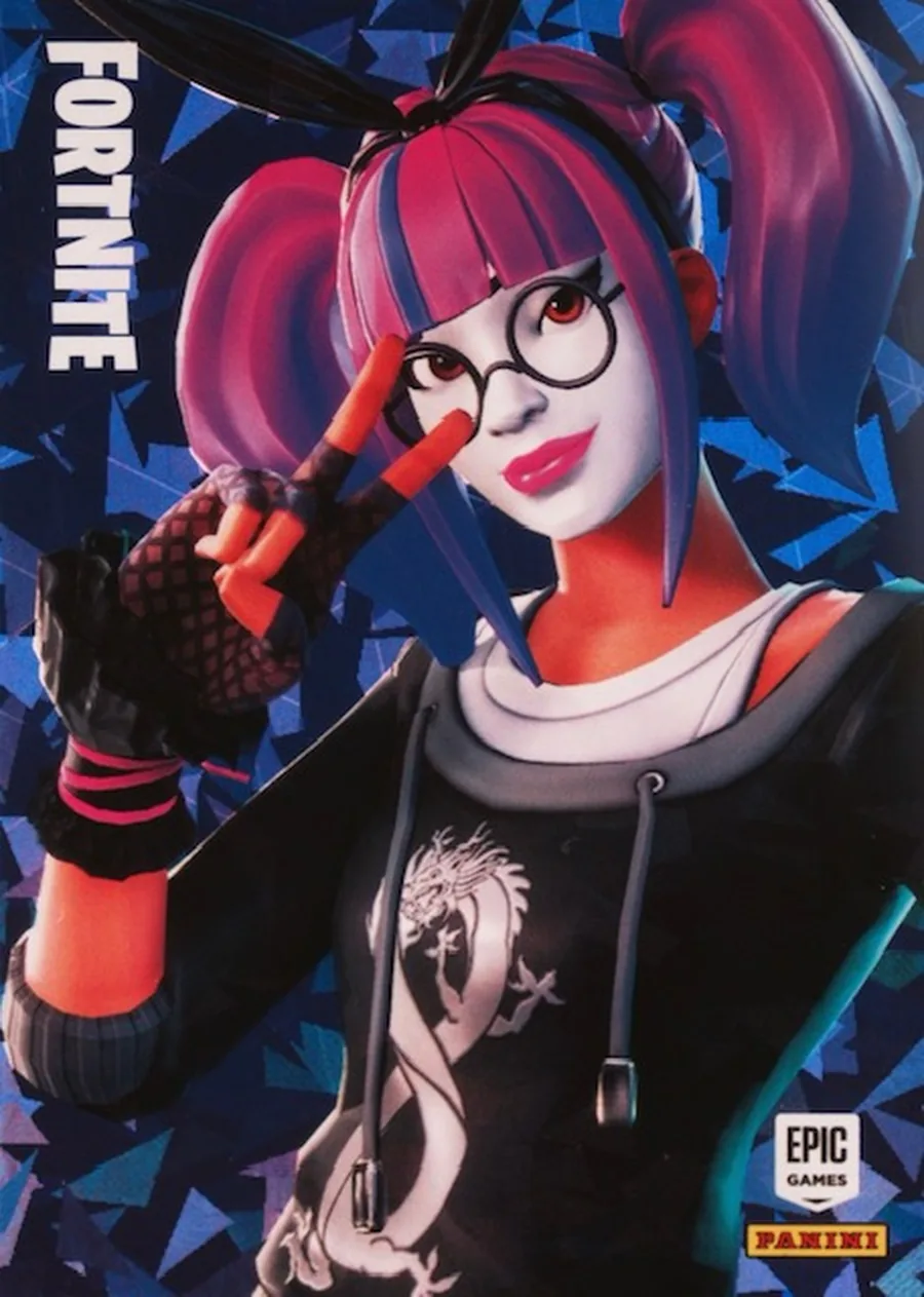 Lace Panini Fortnite trading card front