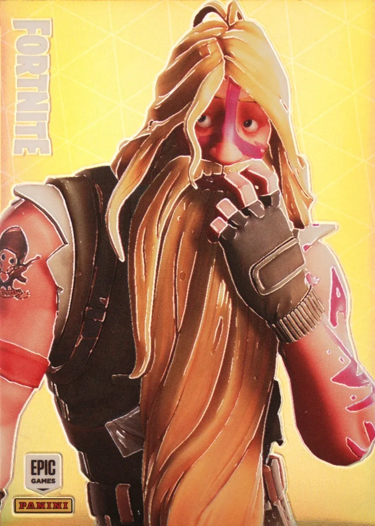 Bunker Jonesy Panini Fortnite trading card front
