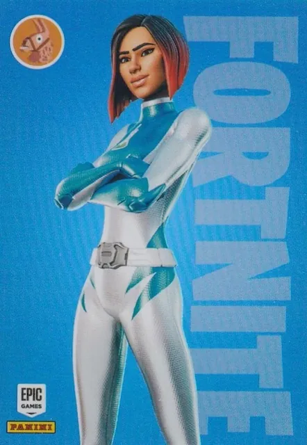 Firebrand Panini Fortnite trading card front
