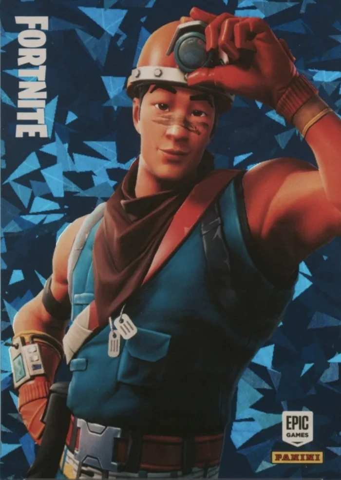 Cole Panini Fortnite trading card front