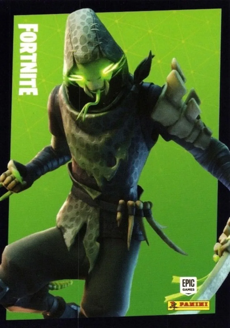 Sklaxis Panini Fortnite trading card front