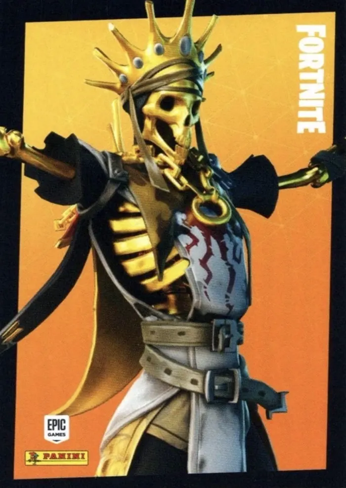 Oro Panini Fortnite trading card front