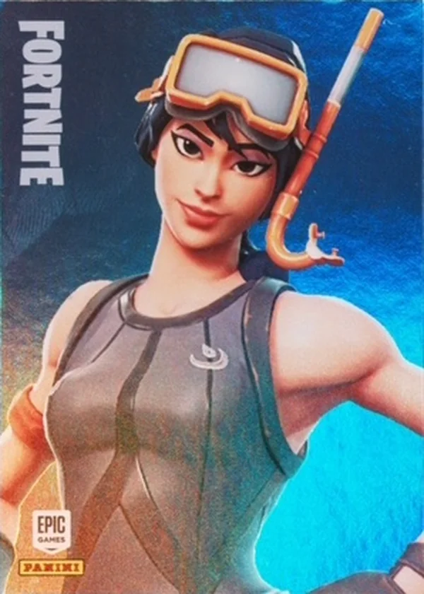 Snorkel Ops Panini Fortnite trading card front