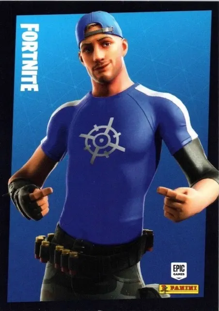 Branded Brawler Panini Fortnite trading card front