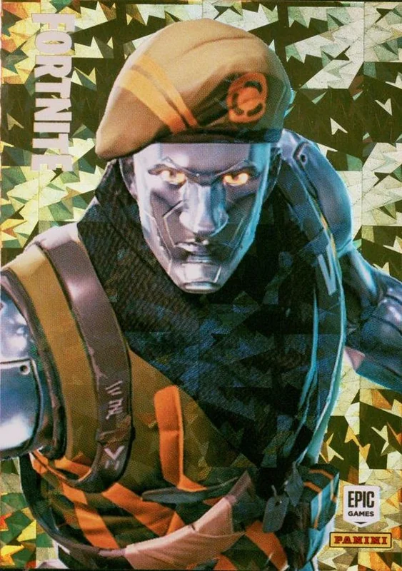 Diecast Panini Fortnite trading card front