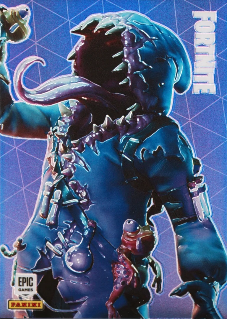 Big Mouth Panini Fortnite trading card front