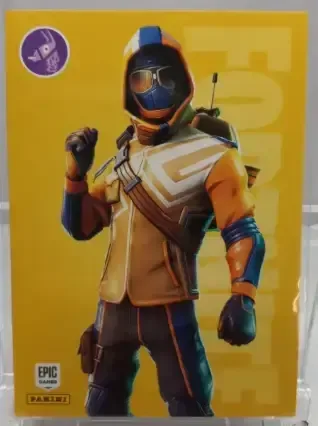 Summer Striker Panini Fortnite trading card front