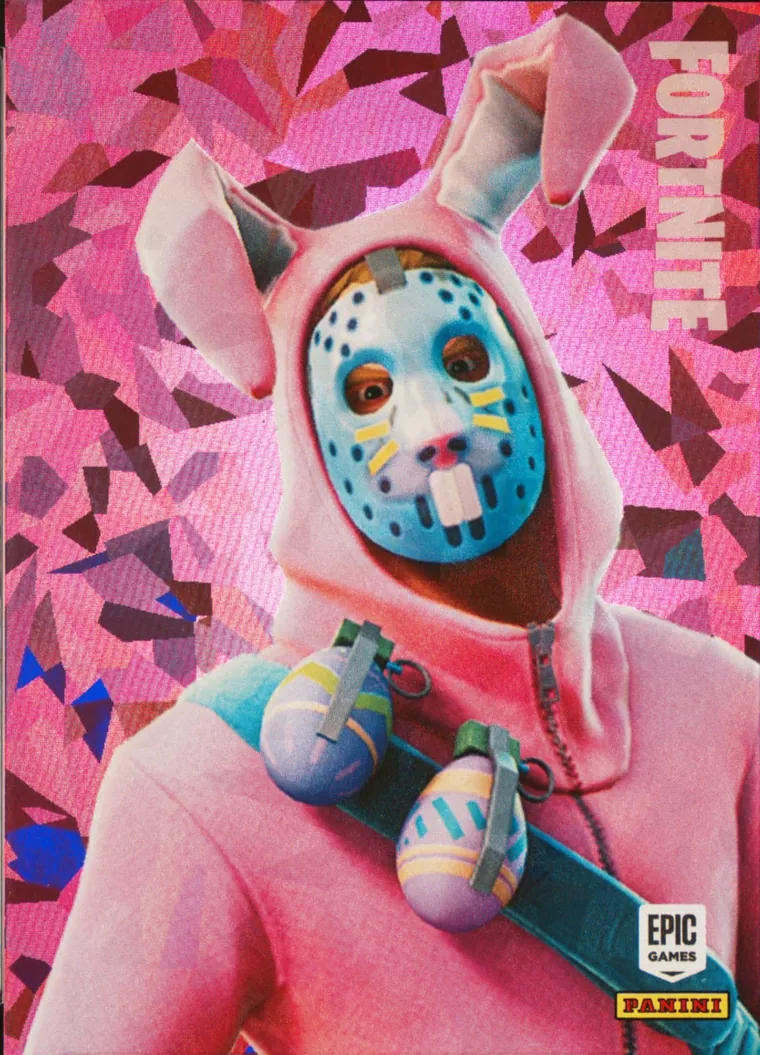 Rabbit Raider Panini Fortnite trading card front