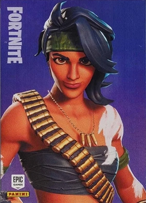 Bandolette Panini Fortnite trading card front