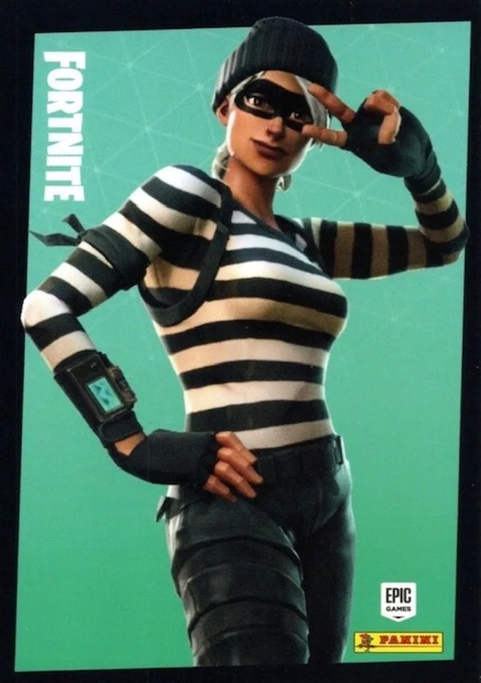 Rapscallion Panini Fortnite trading card front