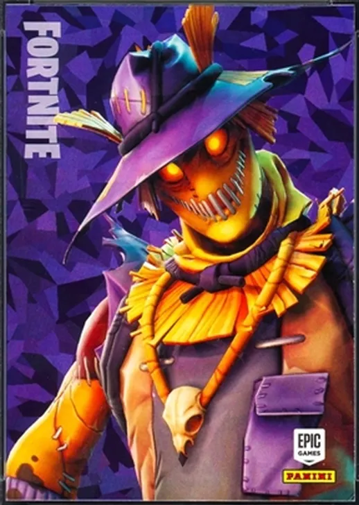 Hay Man Panini Fortnite trading card front