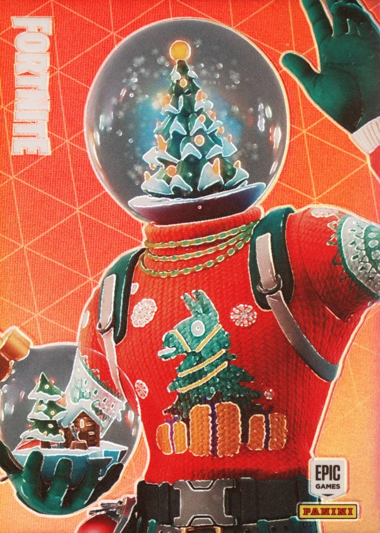 Globe Shaker Panini Fortnite trading card front
