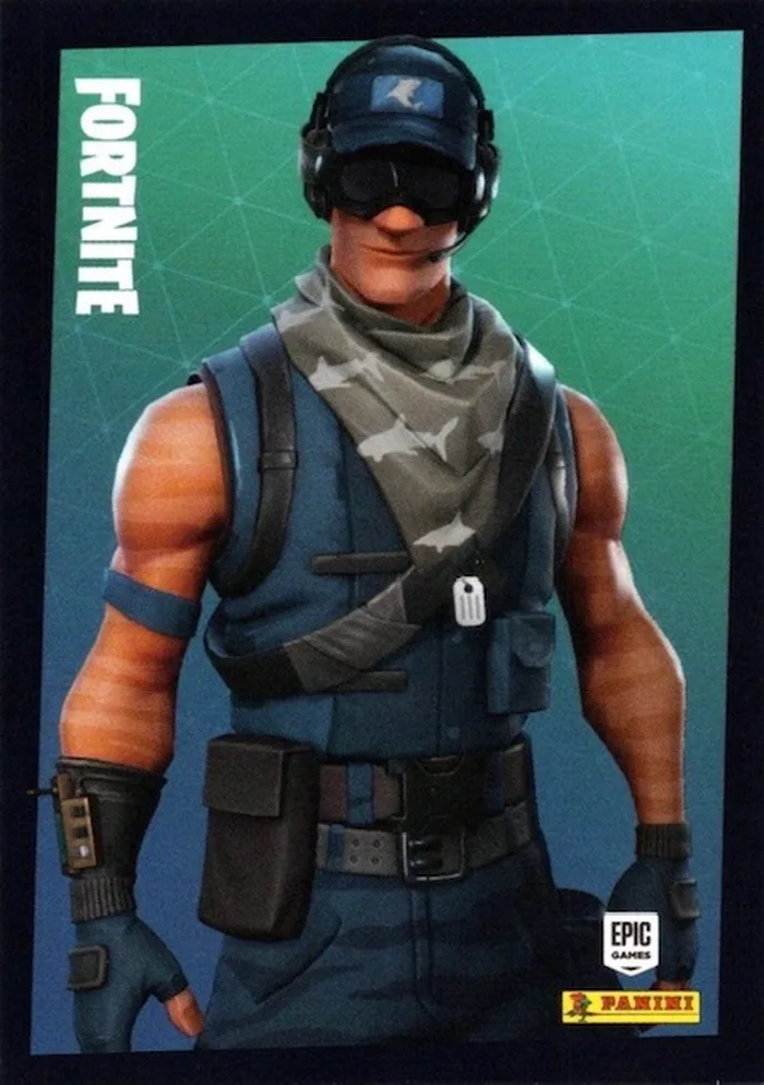First Strike Specialist Panini Fortnite trading card front
