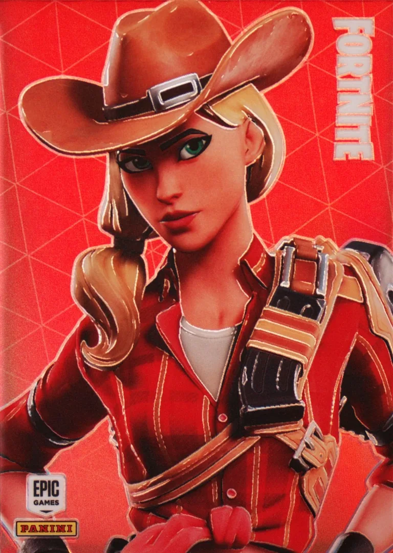 Rustler Panini Fortnite trading card front