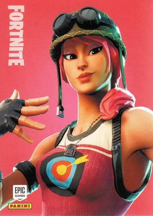 Bullseye Panini Fortnite trading card