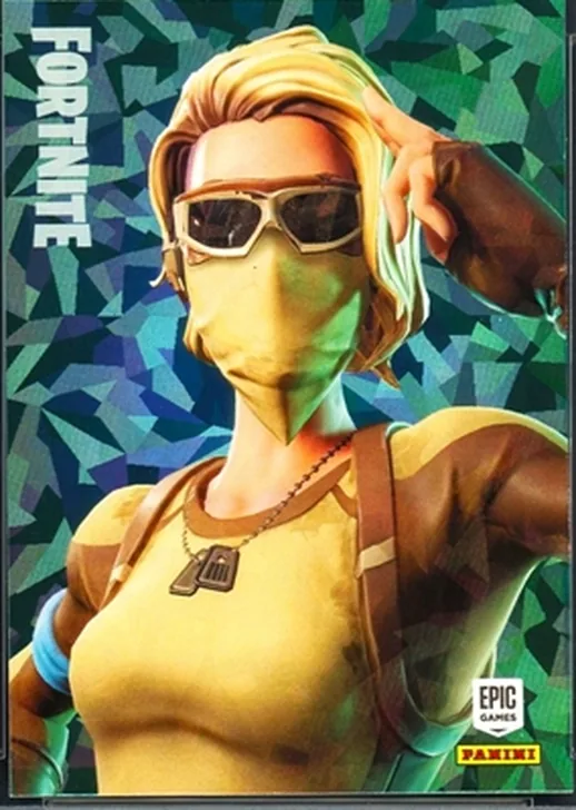 Scorpion Panini Fortnite trading card front