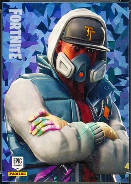 Abstrakt Panini Fortnite trading card front