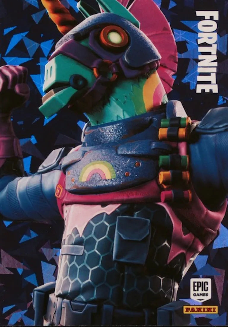 Bash Panini Fortnite trading card front