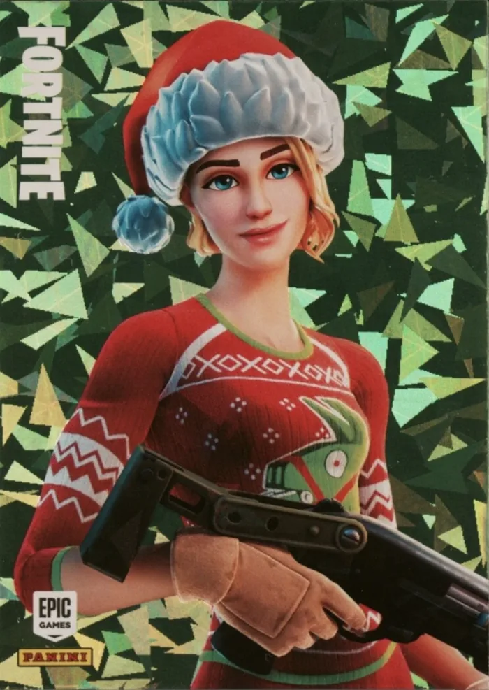Cozy Commander Panini Fortnite trading card front