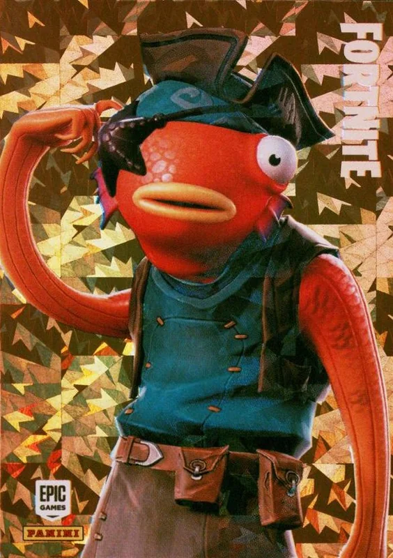 Fishstick Panini Fortnite trading card front