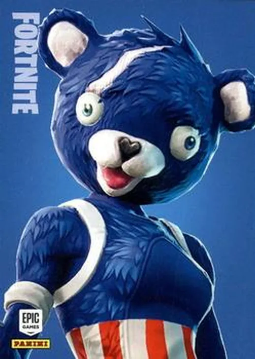 Fireworks Team Leader Panini Fortnite trading card