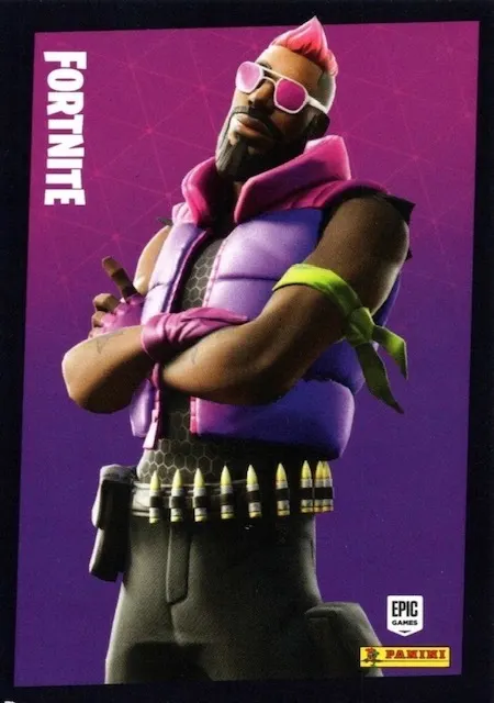 Brite Blaster Panini Fortnite trading card front