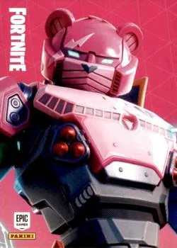 Mecha Team Leader Panini Fortnite trading card
