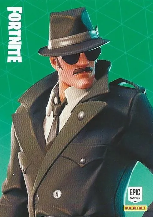 Noir Panini Fortnite trading card