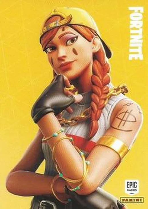Aura Panini Fortnite trading card