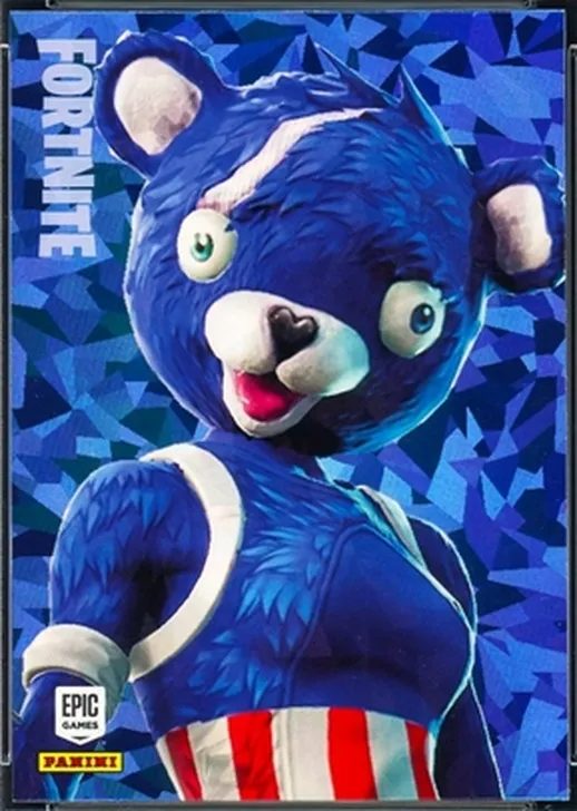 2019 Panini Fortnite Series 1 Fireworks Team Leader USA Crystal Shard card