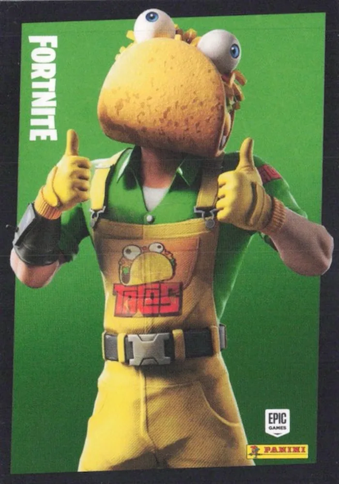 Guaco Panini Fortnite trading card front